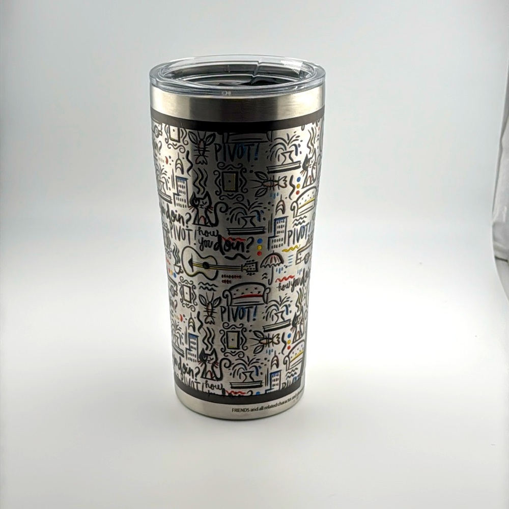 TERVIS FRIENDS Television Series Warner Bros. stainless steel tumbler cup w/lid